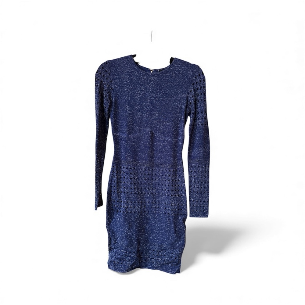 Marciano Navy Long Sleeve Dress